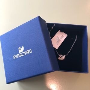 Swarovski Iconic Swan Pendant, Multi-Colored